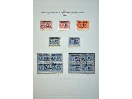 gespecialiseerde collectie gestempeld w.b. typen, tandingen en variëteiten (o.a. P2Af, P37b, P39b, P48Aaf en P49Abf) in over 