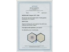 60 cent lila en zwart, pracht ex. met certificaat Vleeming 2017, cat.w. 700