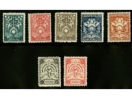 15 cent t/m 7½ gulden, pracht ex., cat.w. 845