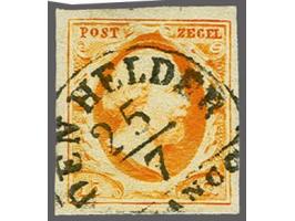 Den Helder A (Ey 250) op 15 cent donkeroranje pos. 100, pracht ex.