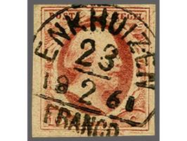 Enkhuizen C (Ey 175) mooi op 10 cent bruinrood plaat VI pos. 79, pracht ex.