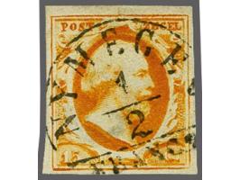 Nymegen A (Ey 175) mooi op 15 cent donkeroranje, pracht ex.