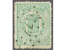 77 - Monnikendam - op Wapen 1 cent groen, pracht ex. gesigneerd Koopman, cat.w. 200