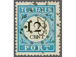 223 - Koog-Zaandijk - op port 12½ cent, pracht ex., cat.w. 150+40
