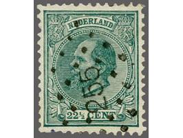 255 - Ede - op Willem III 22½ cent, fraai ex. (korter tandje onder en miniem schaafplekje achterzijde), cat.w. 350+55