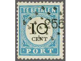 255 - Ede - op port 10 cent, pracht ex., cat.w. 175