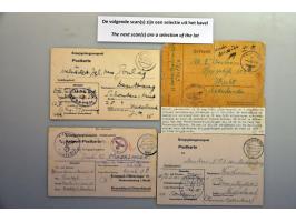 Duitsland 1943-1945, 30 poststukken krijgsgevangenen (Stalags en Oflags) en Feldpost naar Nederland