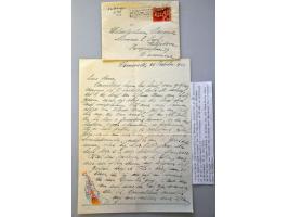 9 poststukken eind 1944 vervoerd per Rode Kruis Bilthoven, Rheden (2 types), Zeist en Amsterdam,