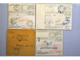 postwissels, 3 ex. Celebes en 1 ex. Sumatra