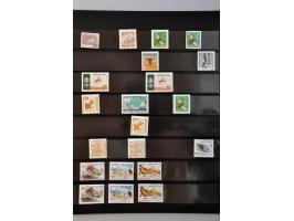 motief dieren, collectie meest ** w.b. betere ex. (o.a. ongetand) en blokken op insteekbladen
