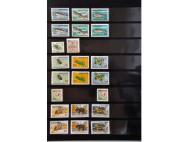 motief dieren, collectie meest ** w.b. betere ex. (o.a. ongetand) en blokken op insteekbladen
