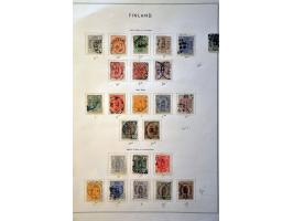 collectie 1856-1889 in gemengde kwaliteit op bladen