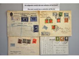 ca. 25 post(waarde)stukken w.b. beter materiaal