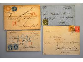 ruim 70 meest klassieke poststukken w.b. Duitse Staten, Engeland en Italië (w.b. 2 ex. afkomstig uit Eritrea ca. 1895). Deels