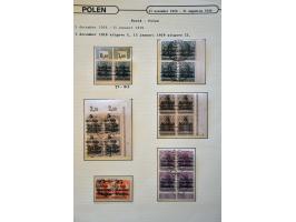 gespecialiseerde collectie w.b. bezetting Oostenrijk, Pruissen, Rusland, Duitsland, Stadspost. w.b. gekeurd (o.m. Jungjohann)