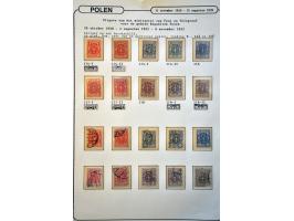 gespecialiseerde collectie w.b. bezetting Oostenrijk, Pruissen, Rusland, Duitsland, Stadspost. w.b. gekeurd (o.m. Jungjohann)