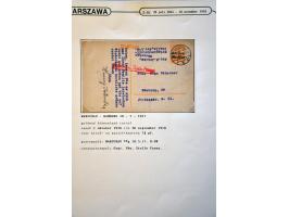 collectie posthistorie 1818 - 1950 w.b. bezetting Pruissen, Rusland, Duitsland en Rusland meer dan 500 poststukken in 9 bande