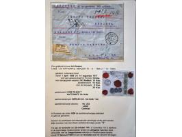 collectie posthistorie 1818 - 1950 w.b. bezetting Pruissen, Rusland, Duitsland en Rusland meer dan 500 poststukken in 9 bande