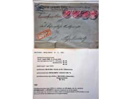 collectie posthistorie 1818 - 1950 w.b. bezetting Pruissen, Rusland, Duitsland en Rusland meer dan 500 poststukken in 9 bande