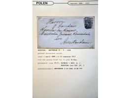 collectie posthistorie 1818 - 1950 w.b. bezetting Pruissen, Rusland, Duitsland en Rusland meer dan 500 poststukken in 9 bande