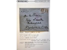 collectie posthistorie 1818 - 1950 w.b. bezetting Pruissen, Rusland, Duitsland en Rusland meer dan 500 poststukken in 9 bande