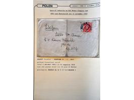 collectie posthistorie 1818 - 1950 w.b. bezetting Pruissen, Rusland, Duitsland en Rusland meer dan 500 poststukken in 9 bande
