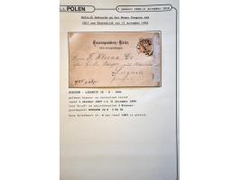 collectie posthistorie 1818 - 1950 w.b. bezetting Pruissen, Rusland, Duitsland en Rusland meer dan 500 poststukken in 9 bande