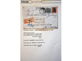 collectie posthistorie 1818 - 1950 w.b. bezetting Pruissen, Rusland, Duitsland en Rusland meer dan 500 poststukken in 9 bande