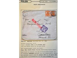 collectie posthistorie 1818 - 1950 w.b. bezetting Pruissen, Rusland, Duitsland en Rusland meer dan 500 poststukken in 9 bande