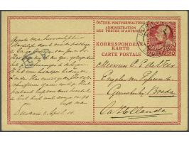 I.C.C. Dutch Mission. Austrian postcard written at Durres 7-4-1914 by General de Veer, commander of the Dutch Mission, to his
