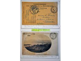 French Occupation 1916-1920. Collection of 44 covers mostly send from or to Koritza (Korce) with many better items, picture p