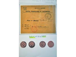 French Occupation 1916-1920. Collection of 44 covers mostly send from or to Koritza (Korce) with many better items, picture p