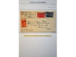 Regency and Kingdom 1920-1939. Collection of ca. 50 covers and picture postcards mostly send to or from Korce, with registere