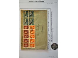 Regency and Kingdom 1920-1939. Collection of ca. 50 covers and picture postcards mostly send to or from Korce, with registere