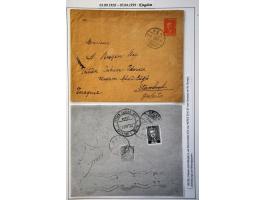 Regency and Kingdom 1920-1939. Collection of ca. 50 covers and picture postcards mostly send to or from Korce, with registere