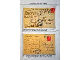 Regency and Kingdom 1920-1939. Collection of ca. 50 covers and picture postcards mostly send to or from Korce, with registere