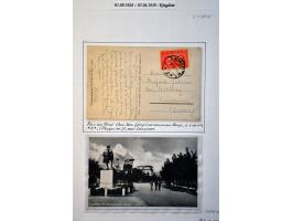 Regency and Kingdom 1920-1939. Collection of ca. 50 covers and picture postcards mostly send to or from Korce, with registere