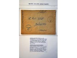 Regency and Kingdom 1920-1939. Collection of ca. 50 covers and picture postcards mostly send to or from Korce, with registere