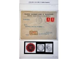 Italian Occupation 1939-1943. Collection of 23 covers mostly better items including censored, registered, Air Mail, Postal St