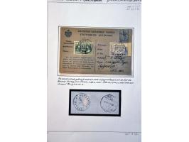 Greek Occupation 1940-1941. Collection of 20 covers all send from or to Koritza (Korce) with a.o. censored, Military Air Mail