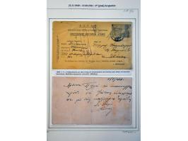 Greek Occupation 1940-1941. Collection of 20 covers all send from or to Koritza (Korce) with a.o. censored, Military Air Mail