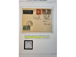 Greek Occupation 1940-1941. Collection of 20 covers all send from or to Koritza (Korce) with a.o. censored, Military Air Mail