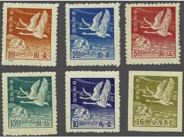 Swans 1 - 10 dollar including not officially issued 10 cents purple and 16 cents olive brown, very fine