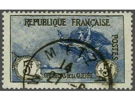 Orphelins 5 francs blue and black, very fine used, cat.v. 2100