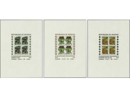 Hundertwasser the 3 blocks and the set, very fine, cat.v. 750