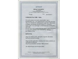 50 cent groen en zwart type I op ongefrankeerd verzonden envelop van de 2e gewichtsklasse van Thun (CH) 21-7-1895 over New Yo