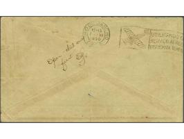 First Commercial Flight Brasil-Europe by Jean Mermoz. 7-6-1930. Cover to London with autograph of Jean Dabry (the navigator o