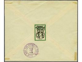Around the World Trip of the Graf Zeppelin. Envelop franked with 4 mark dark brown from Friedrichshafen 15-8-1929 to Los Ange