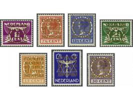 Cour Permanente de Justice Internationale 1½ t/m 30 cent met certificaten Moeijes 1980 en Vleeming 2018, luxe postfris!, cat.