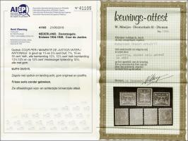 Cour Permanente de Justice Internationale 1½ t/m 30 cent met certificaten Moeijes 1980 en Vleeming 2018, luxe postfris!, cat.